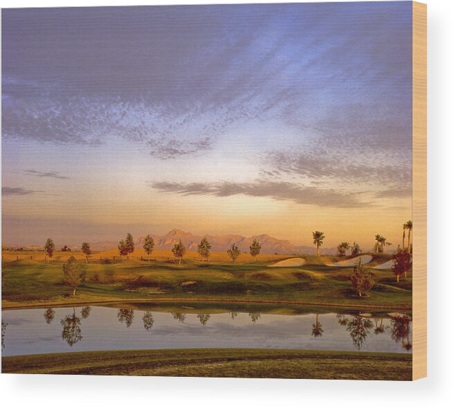 Landscape Wood Print featuring the photograph Superstitions by Jim Painter