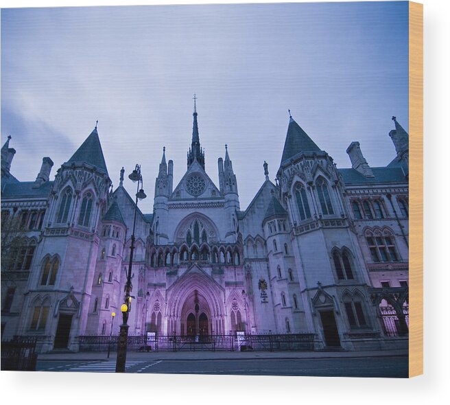 Westminister Abbey Wood Print featuring the photograph Westminister Cathedral by Mickey Clausen