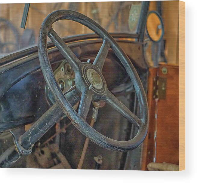 Fram Equipment Wood Print featuring the photograph Retired #2 by Dennis Dugan