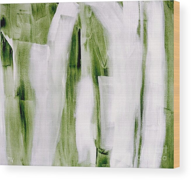 Painting Acrylic On Canvas Wood Print featuring the painting Spirit Filled #1 by Marsha Heiken