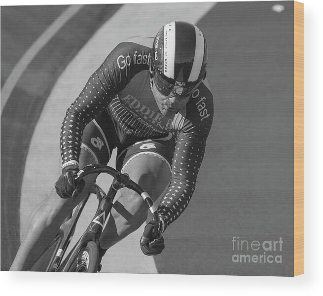 San Diego Wood Print featuring the photograph Sprint #1 by Dusty Wynne