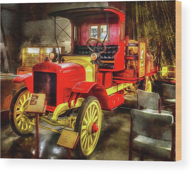  Wood Print featuring the photograph 1919 Republic Truck by Thom Zehrfeld