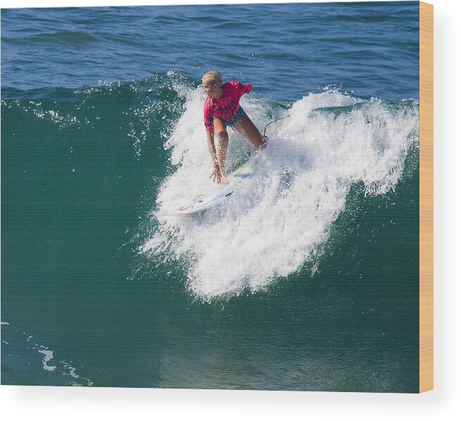 Surfergirl Wood Print featuring the photograph Bethany Hamilton by Waterdancer