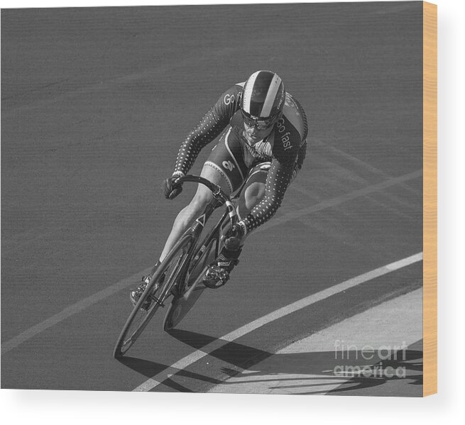 San Diego Wood Print featuring the photograph Sprinter #2 by Dusty Wynne