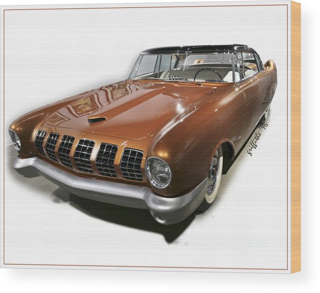 Concept Cars Wood Print featuring the photograph 55 Merc Concept by Tom Griffithe