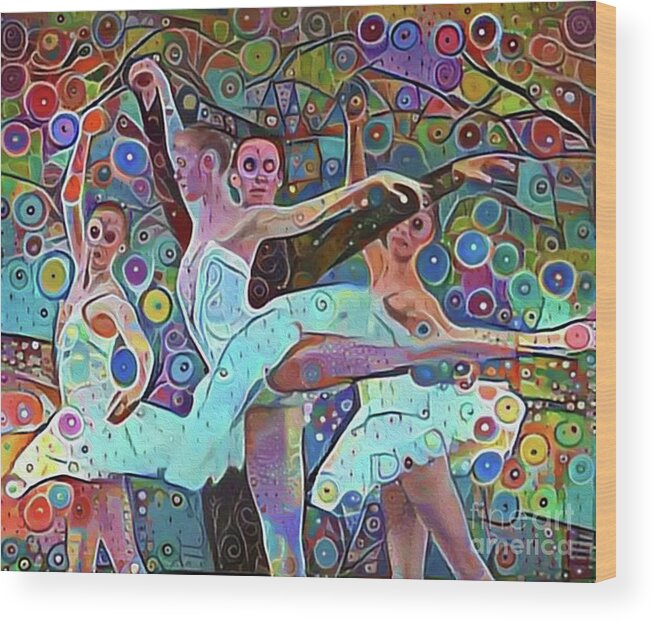 Ballet Wood Print featuring the photograph Ballet Carnival by Nina Silver