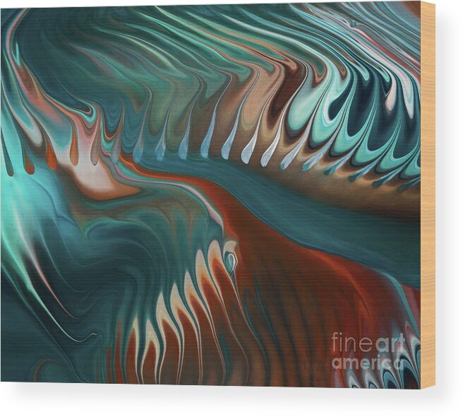 Abstract Wood Print featuring the photograph Can't Slow Down by Patti Schulze