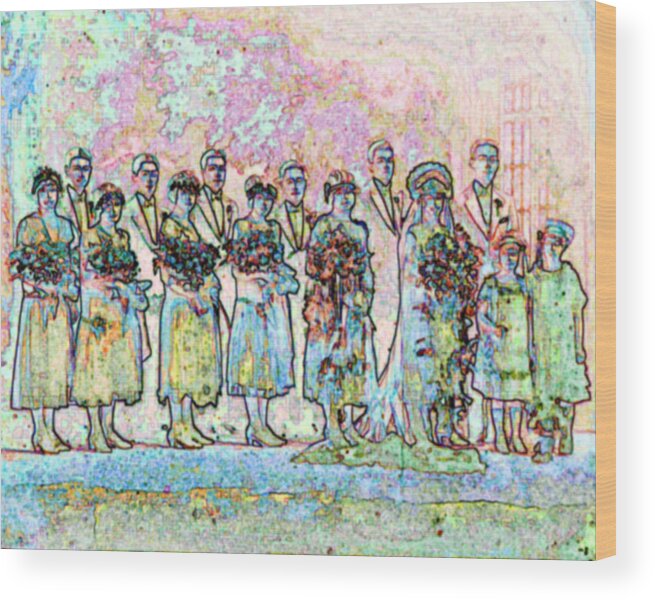 Antiques Wood Print featuring the photograph Donio's Wedding by John Vincent Palozzi