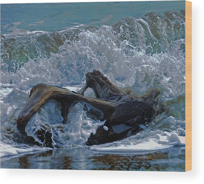 Driftwood Wood Print featuring the photograph Driftwood by Keith Lovejoy