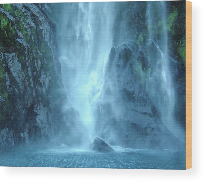 Faerie Wood Print featuring the photograph Faerie Falls by Alex Lapidus
