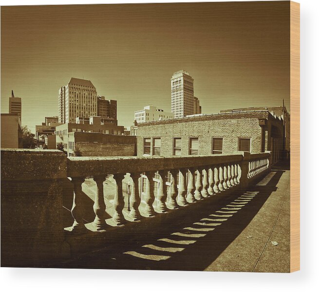 Birmingham Wood Print featuring the photograph From the Viaduct by Just Birmingham