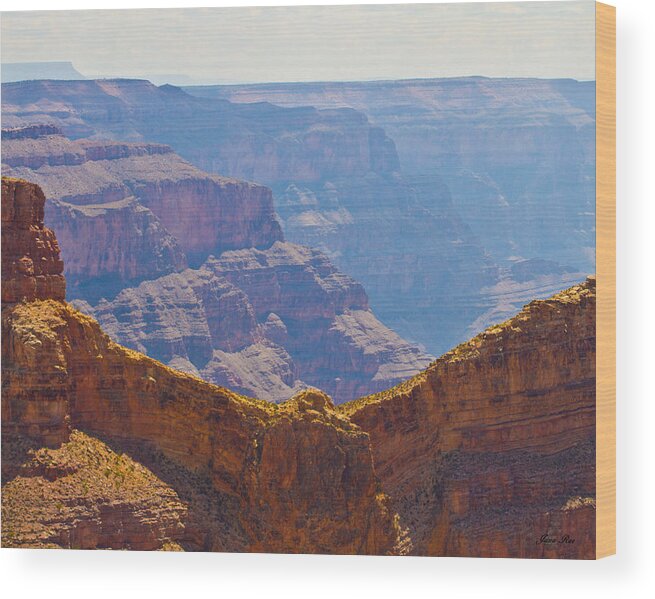 Nevada Wood Print featuring the photograph Grand Canyon 4 by Jana Rosenkranz