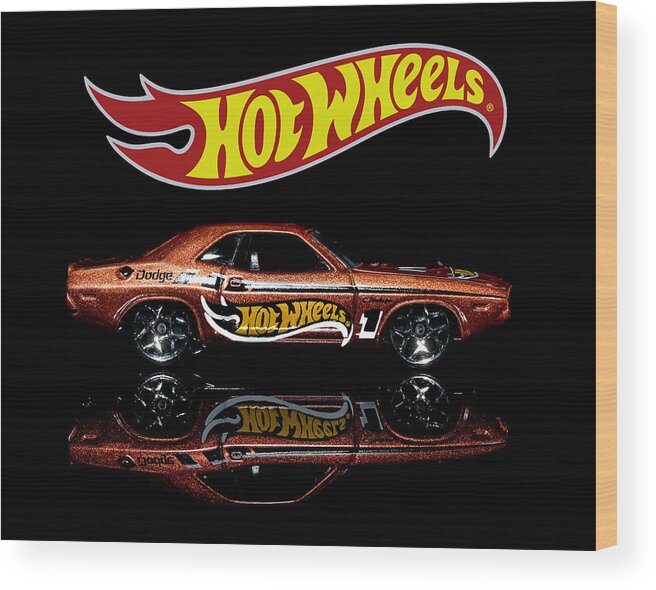 Canon 5d Mark Iv Wood Print featuring the photograph Hot Wheels '70 Dodge Challenger by James Sage