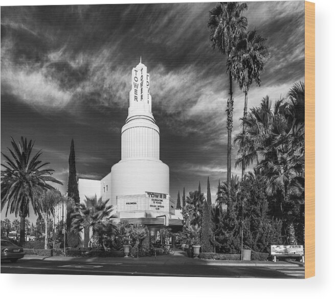 Tower Theatre Wood Print featuring the photograph Iconic Tower Theatre by Janet Kopper