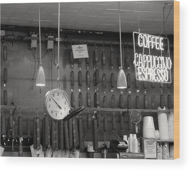 Deli Wood Print featuring the photograph Katz Deli by Debbi Granruth