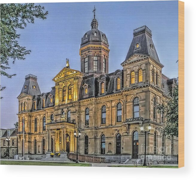 Building Wood Print featuring the photograph Legislative Assembly Building by Carol Randall