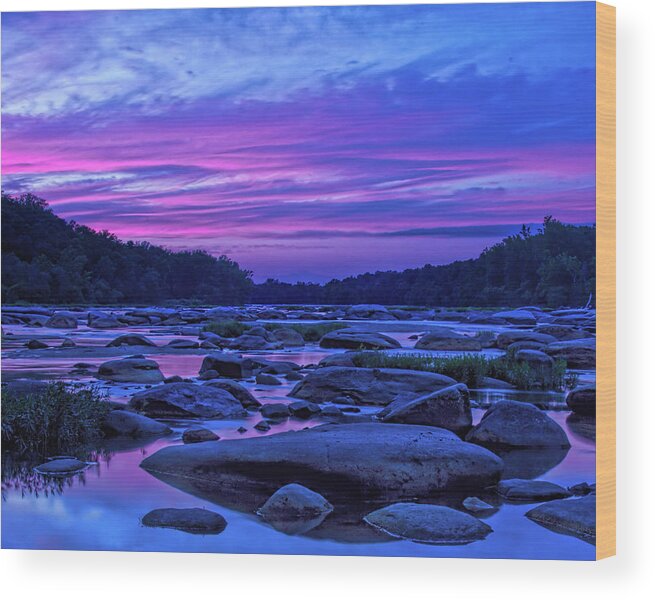  Wood Print featuring the photograph Pony Pasture Sunset 8x10 by Jemmy Archer