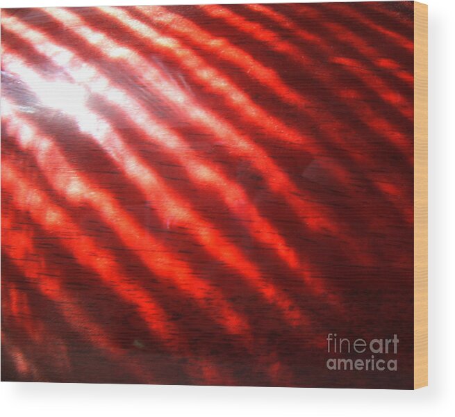 Artoffoxvox Wood Print featuring the photograph Red Rhythm Photograph by Kristen Fox