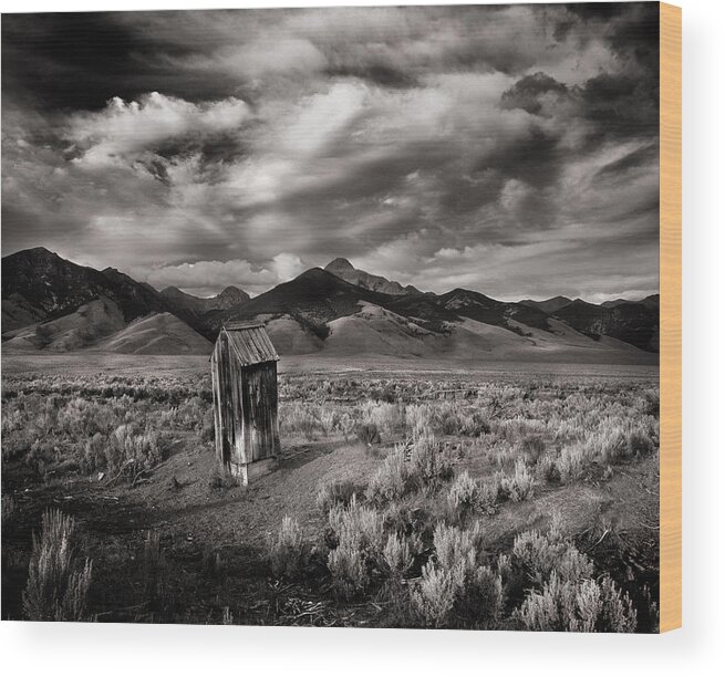 Idaho Wood Print featuring the photograph Remote Necessities by Leland D Howard