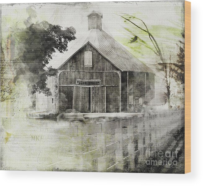 Barn Wood Print featuring the photograph Round Barn #1 by Looking Glass Images
