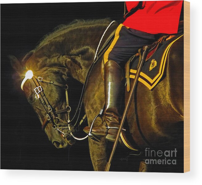 Horse Wood Print featuring the photograph Sovereign Steed by Carol Randall