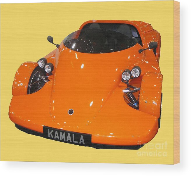 Sports Car Wood Print featuring the photograph Sports car by Francesca Mackenney