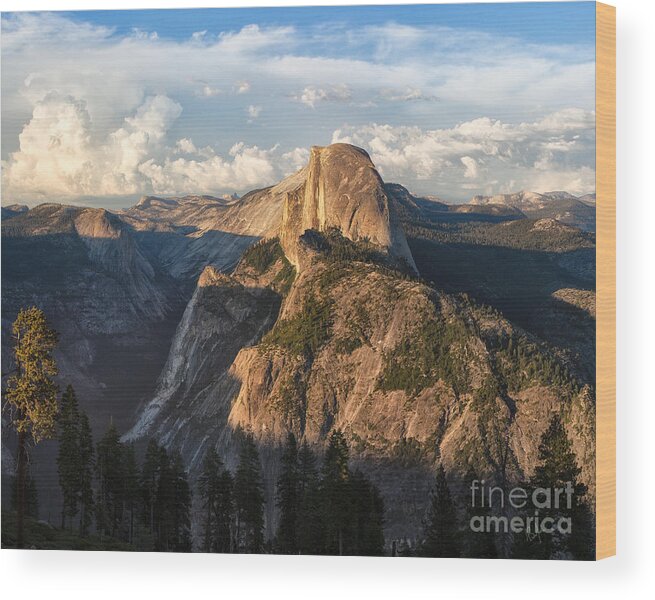 Half Dome Wood Print featuring the photograph Summer Sunset by Anthony Michael Bonafede