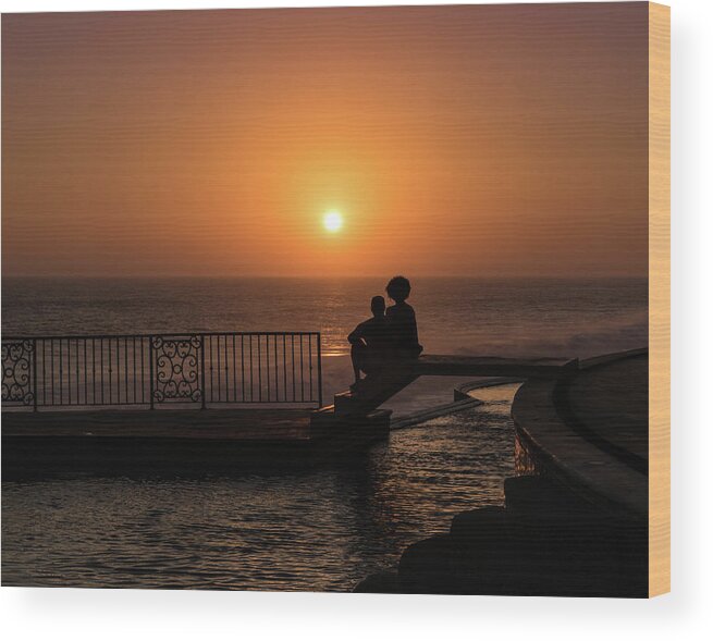 Ceritos Wood Print featuring the photograph Sunset in Cerritos by Art Atkins