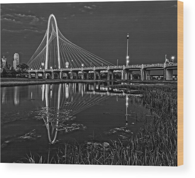 The Bridge Wood Print featuring the photograph The Bridge by George Buxbaum