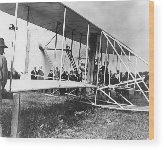 1903 Wood Print featuring the photograph The Langley Airplane by Granger