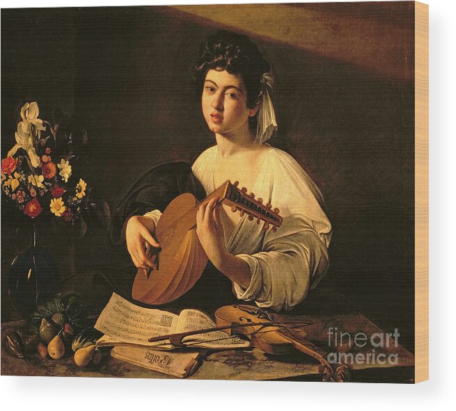 Art Print Caravaggio poster. The Lute Player