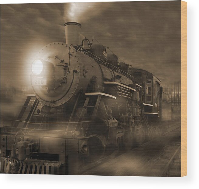Transportation Wood Print featuring the photograph The Old 210 by Mike McGlothlen