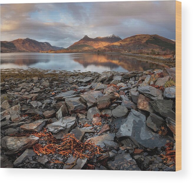 Pap Of Glencoe Wood Print featuring the photograph The Pap Of Glencoe, Loch Leven, Panorama by Anita Nicholson