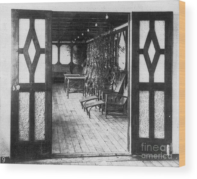 1912 Wood Print featuring the photograph Titanic: Private Deck, 1912 by Granger