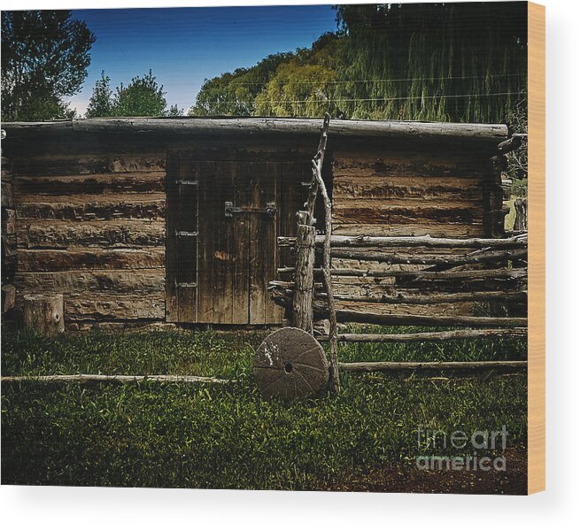 Tool Wood Print featuring the photograph Tool Shed by Charles Muhle