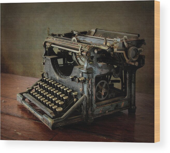 Alphabet Wood Print featuring the photograph Vintage Communication by David and Carol Kelly