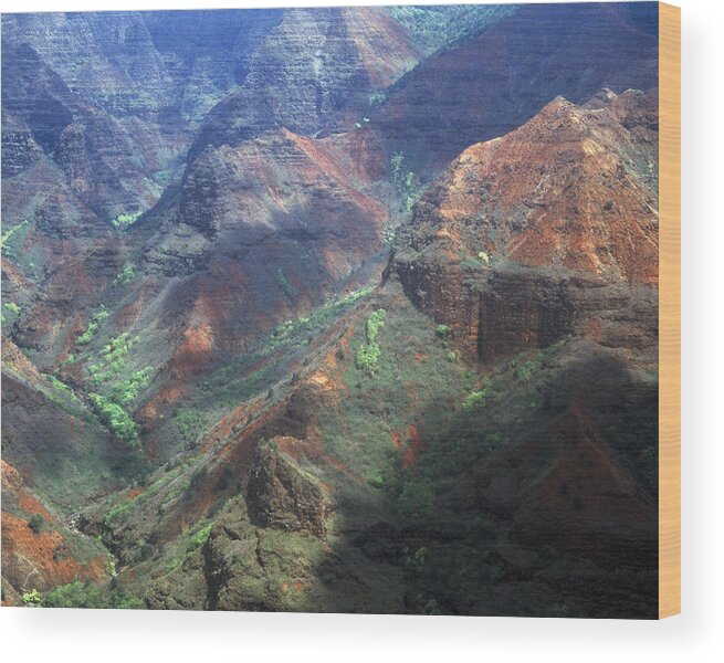  Wood Print featuring the photograph Waimea Canyon by Kenneth Campbell