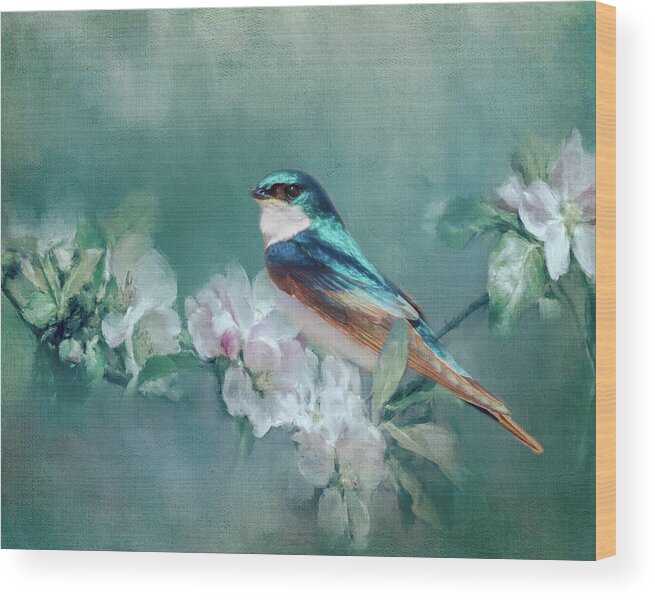 Spring Wood Print featuring the photograph Welcome Spring by Cathy Kovarik