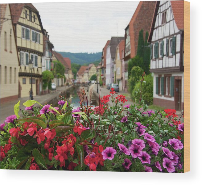 Wissembourg Wood Print featuring the photograph Wissembourg, France by Rebekah Zivicki