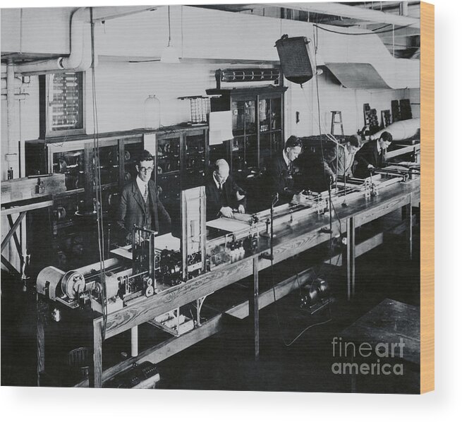 People Wood Print featuring the photograph Doctor Vannevar Bush Busy At Work #1 by Bettmann