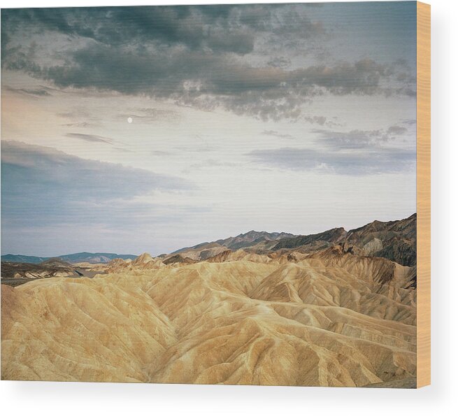 Tranquility Wood Print featuring the photograph Rock Formations In The Desert #1 by Gary Yeowell