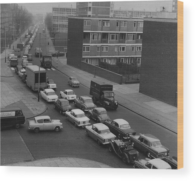 Long Wood Print featuring the photograph All Jammed Up by Fox Photos