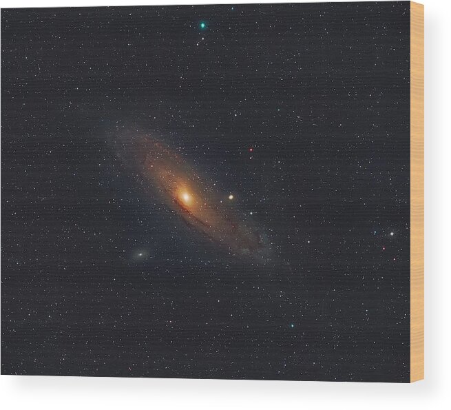 Andromeda Wood Print featuring the photograph Andromeda Galaxy by Andrea Auf Dem