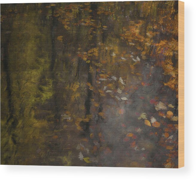Autumn Wood Print featuring the photograph Autumn Impression by Nel Talen