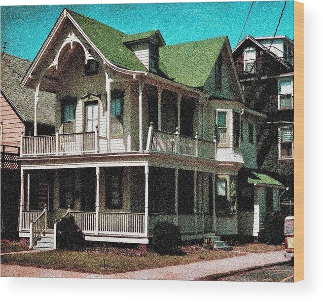 Ocean Grove Wood Print featuring the photograph Back In The Day by Ira Shander