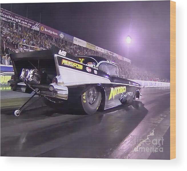 Nitro Wood Print featuring the photograph Nitro Express by Billy Knight