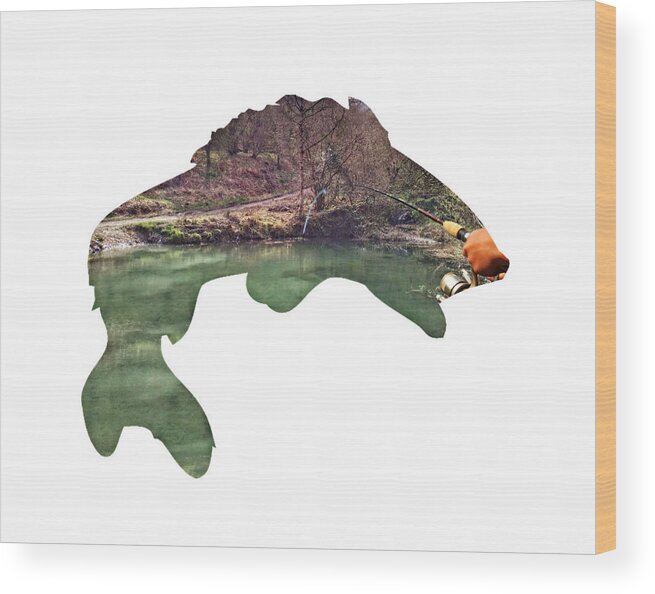 2d Wood Print featuring the photograph Gone Fishing by Brian Wallace