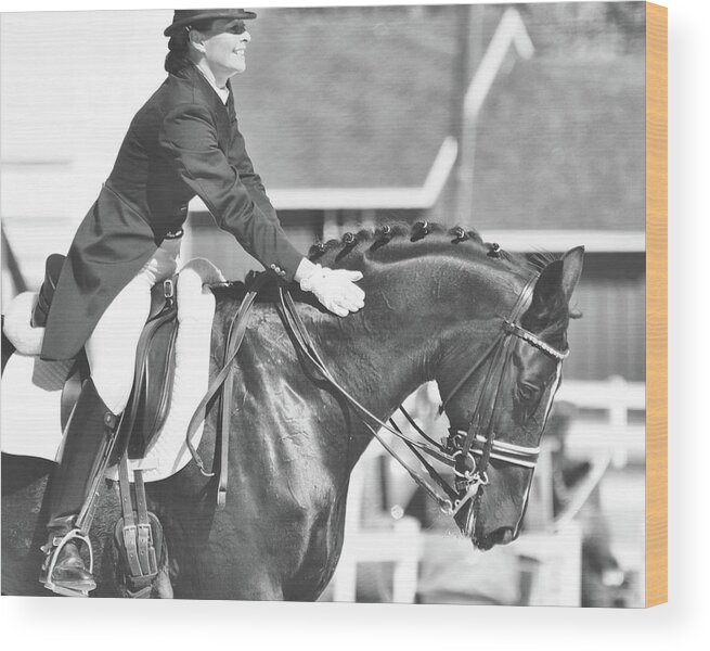 Art Wood Print featuring the photograph Just Do It by Dressage Design