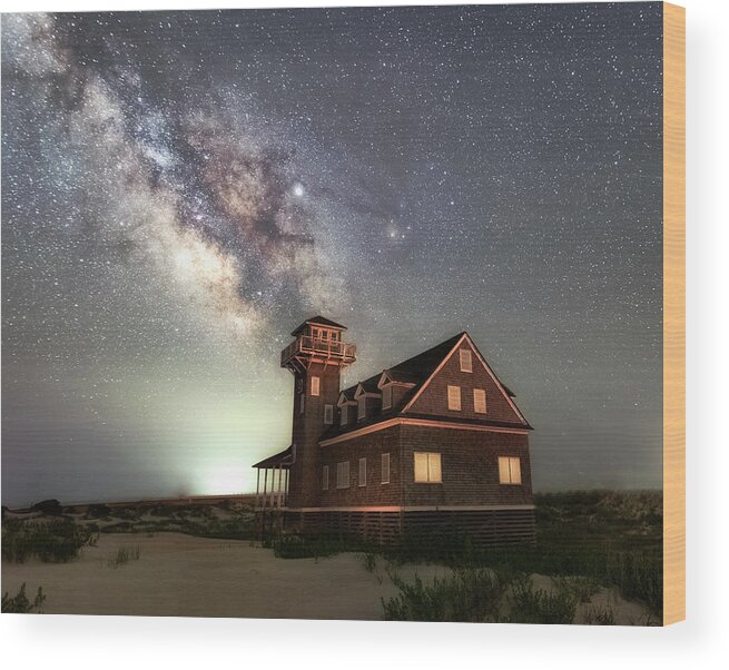 Life Under The Stars Wood Print featuring the photograph Life Under the Stars by Russell Pugh
