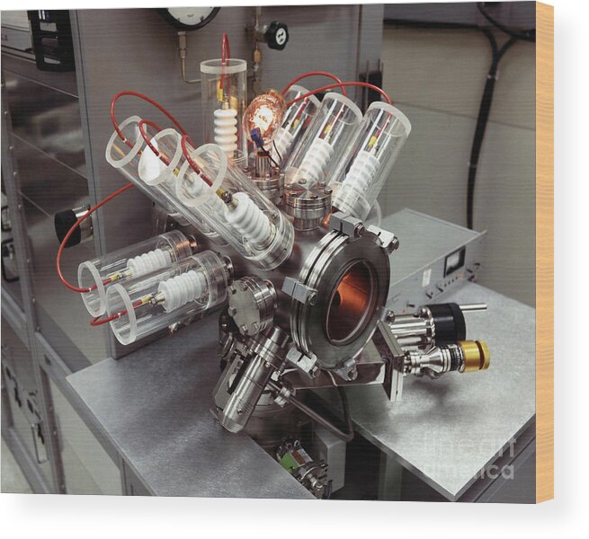 No-one Wood Print featuring the photograph Neutral Molecular Beam Surface Probe by Us Department Of Energy/science Photo Library